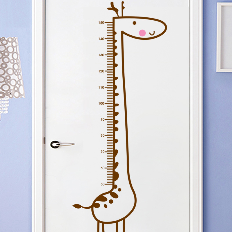 PVC Sticker Giraffe Growth Chart PVC Sticker Giraffe Growth Chart