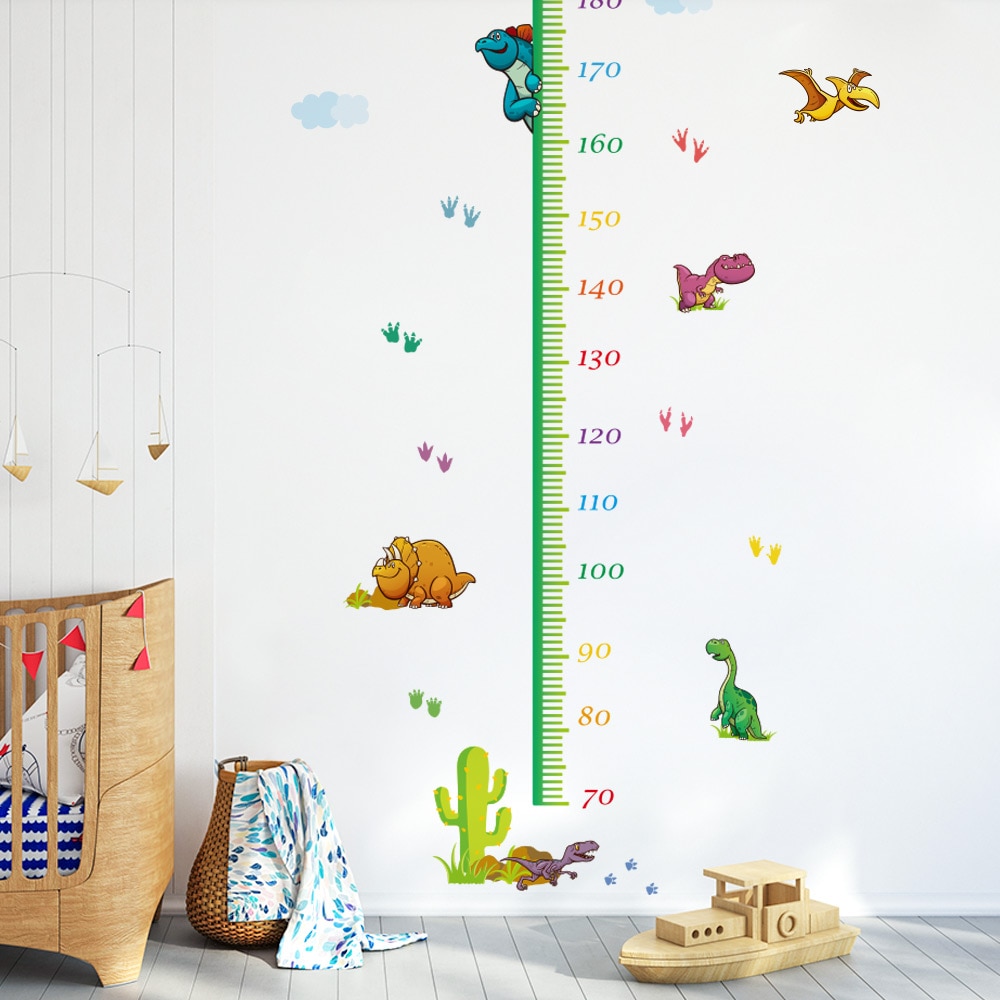 PVC Wall Dinosaur Height Chart PVC Wall Dinosaur Height Chart