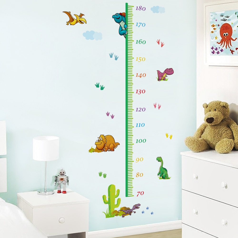 PVC Wall Dinosaur Height Chart PVC Wall Dinosaur Height Chart