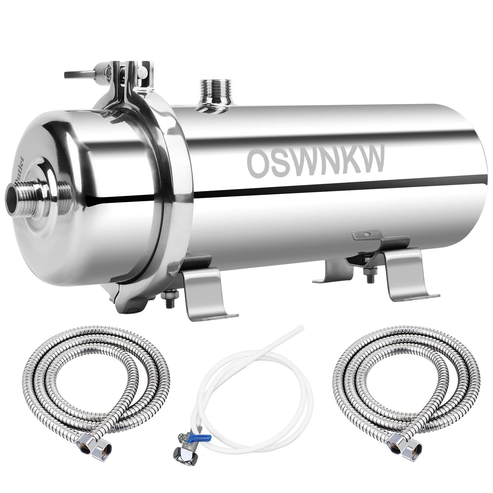PVDF Water Purifier Whole House Ultration Water Filter 0.01um Filters 1000L/H SUS304 Drinkable Water Lasts Exceed 5