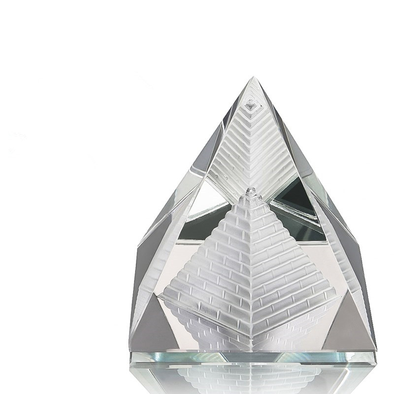 Pyramid Energy Healing Crystal Ornament Home Decor Pyramid Energy Healing Crystal Ornament Home Decor