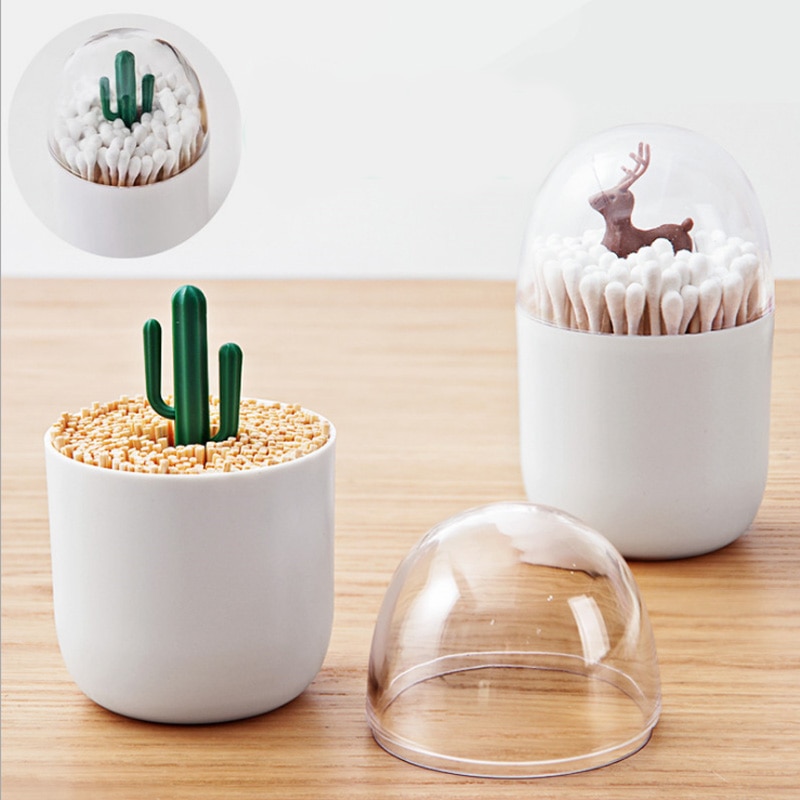 Q-tips Holder Cute Toothpick Organizer Q-tips Holder Cute Toothpick Organizer