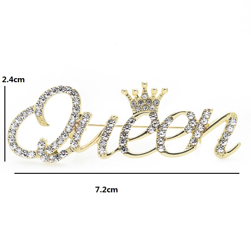Queen Brooch Women's Fashionable Pin