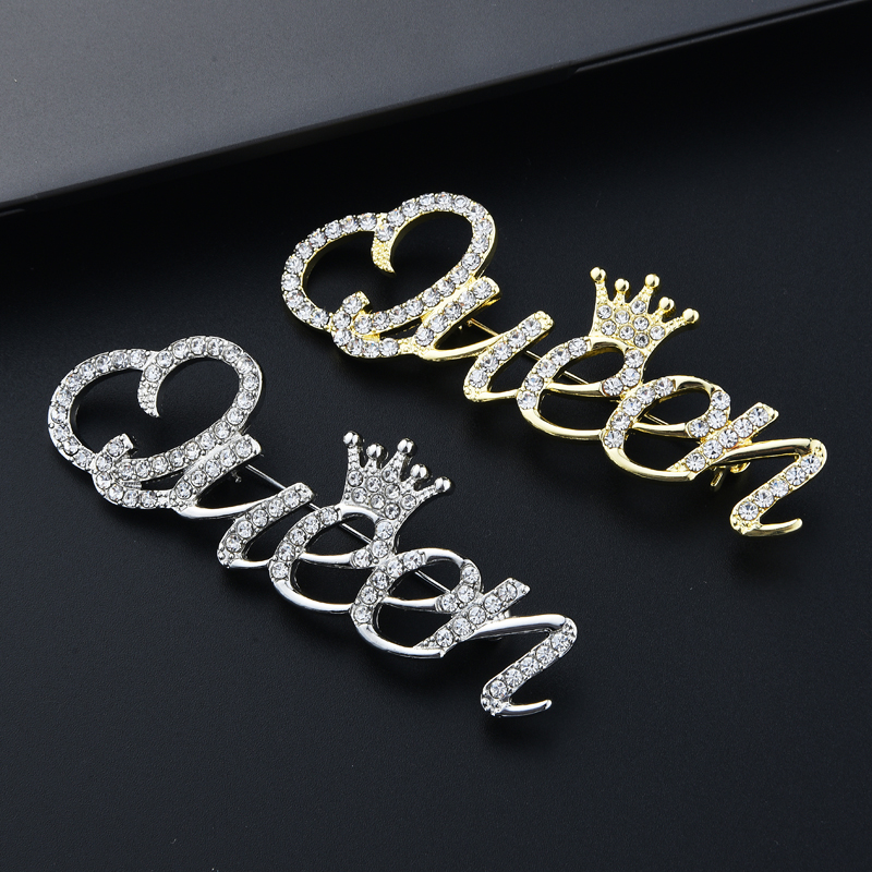 Queen Brooch Women's Fashionable Pin