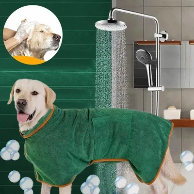 Quick Drying Adjustable Pet Bathrobe Quick Drying Adjustable Pet Bathrobe