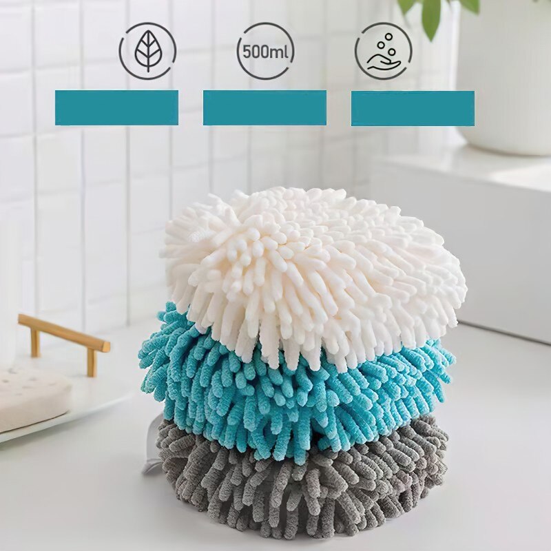 Quick Drying Chenille Hand Towel Quick Drying Chenille Hand Towel