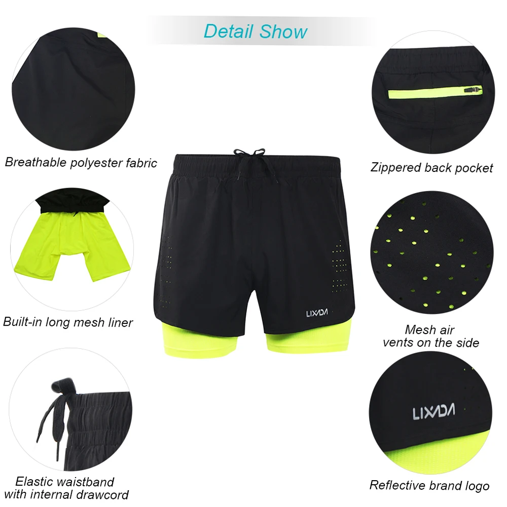 Quick-Drying Men's Athletic Shorts