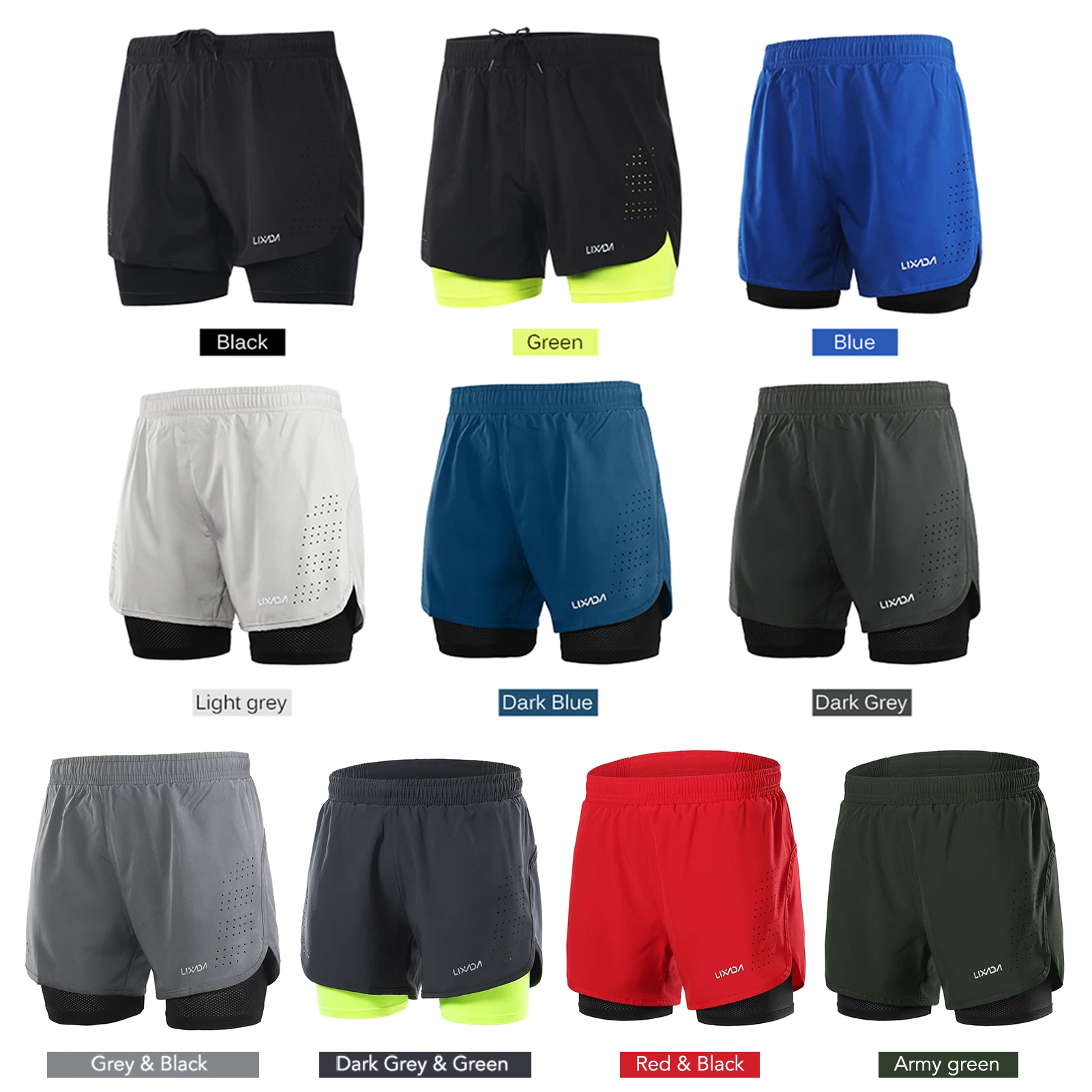 Quick-Drying Men's Athletic Shorts
