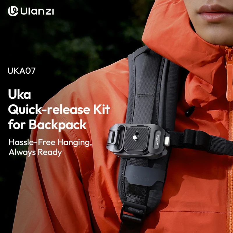 Quick-Release Kit for Backpack Hassle-Free Hanging 10KG Load Suit for Arca-Swiss