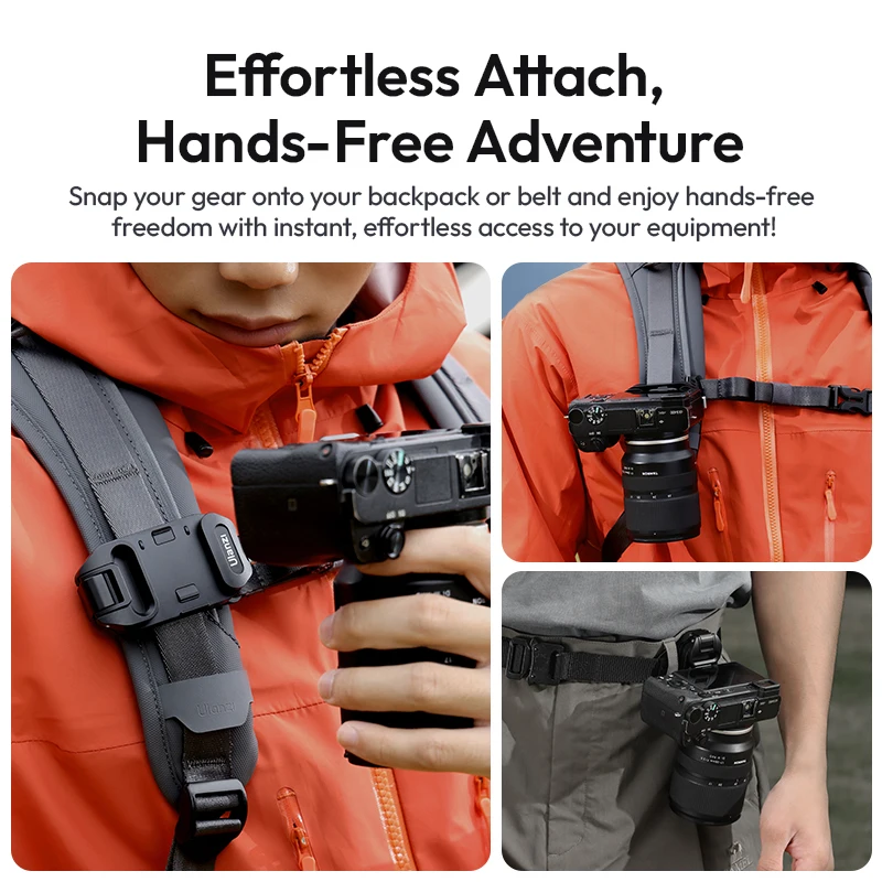 Quick-Release Kit for Backpack Hassle-Free Hanging 10KG Load Suit for Arca-Swiss