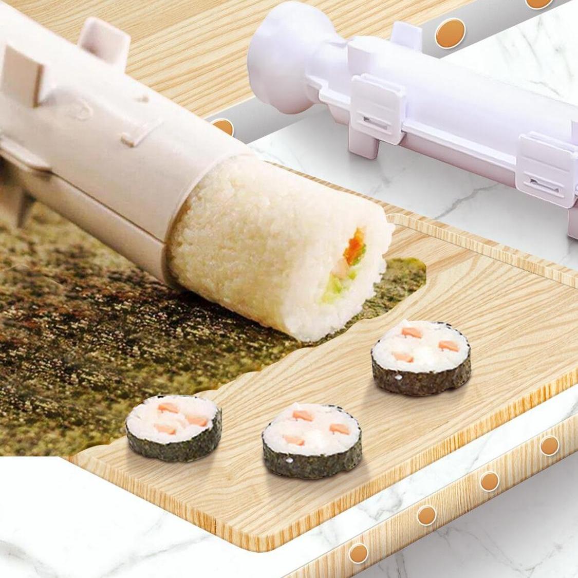 Quick Sushi Maker Roller Rice Mold Vegetable Meat Rolling Gadgets DIY Sushi Device Making Machine Kitchen Ware