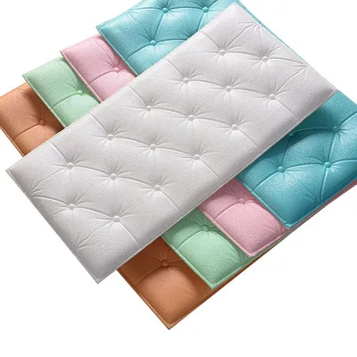 Quilted Design 3D Sticker Headboard