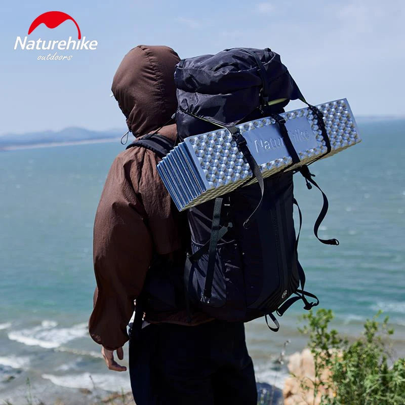 R2.2 Camping Folding Egg Trough Mat IXPE Aluminum Film Waterproof Outdoor Tent Moisture-proof Sleeping Pad Widened