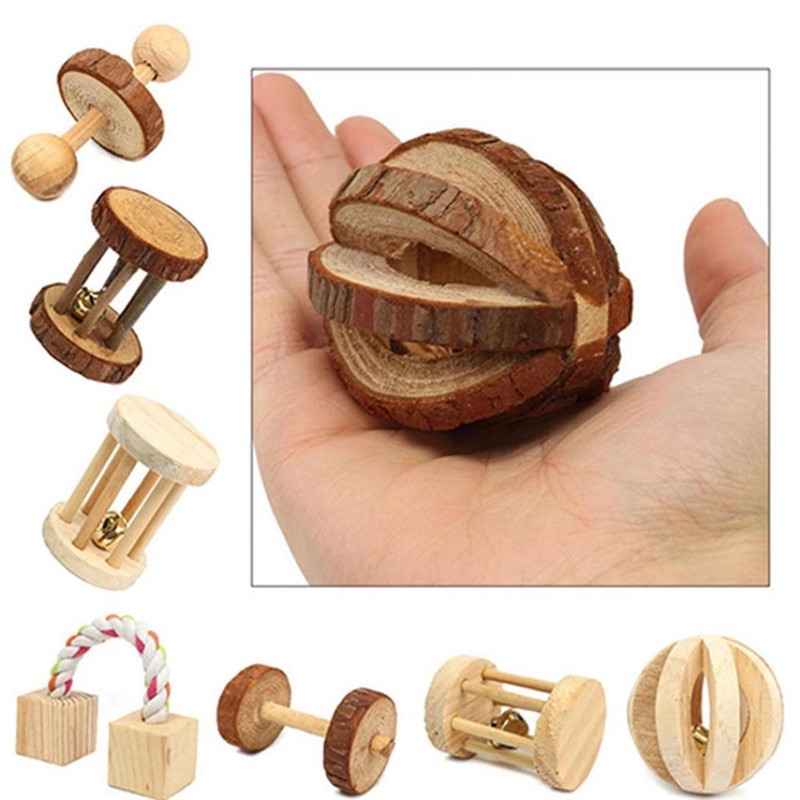 Rabbit Chew Toy Wooden Molar Toy Rabbit Chew Toy Wooden Molar Toy