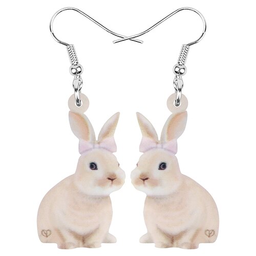 Rabbit Earrings Girls Cute Accessory Rabbit Earrings Girls Cute Accessory