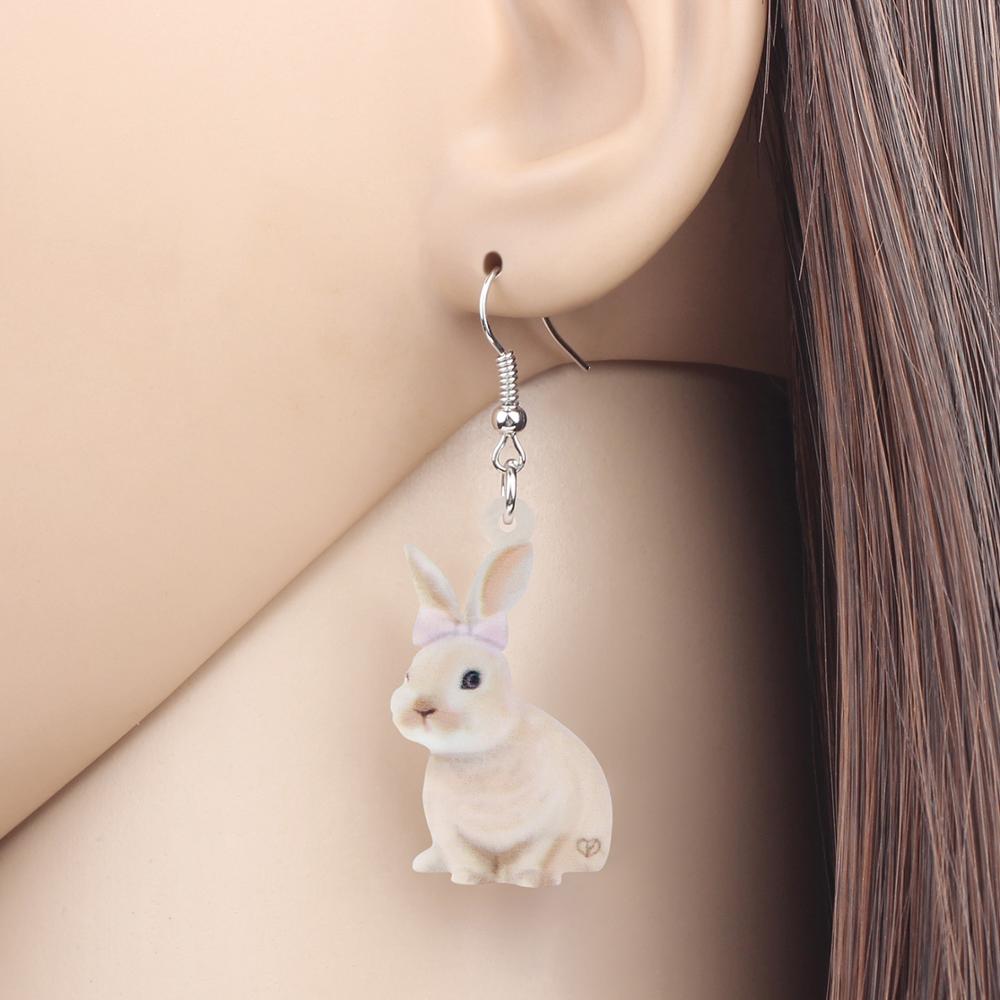 Rabbit Earrings Girls Cute Accessory Rabbit Earrings Girls Cute Accessory