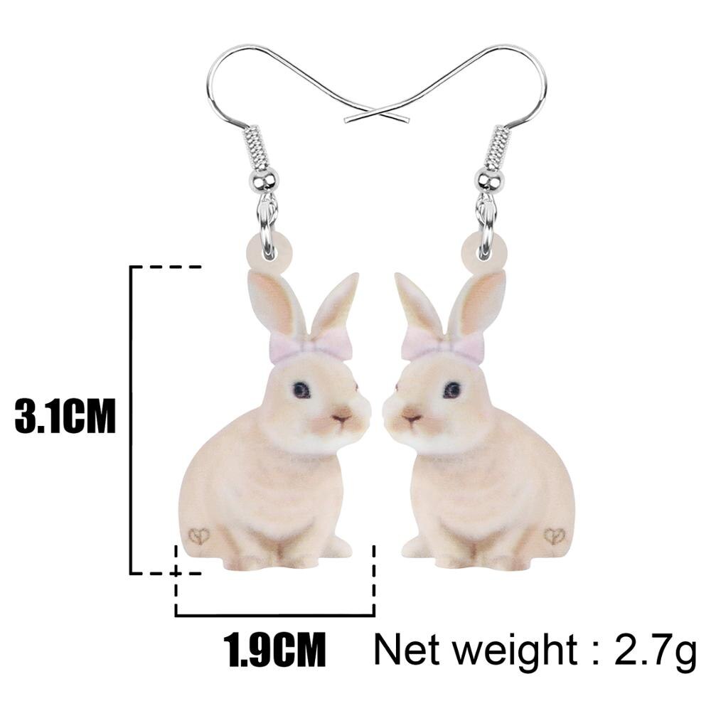 Rabbit Earrings Girls Cute Accessory Rabbit Earrings Girls Cute Accessory