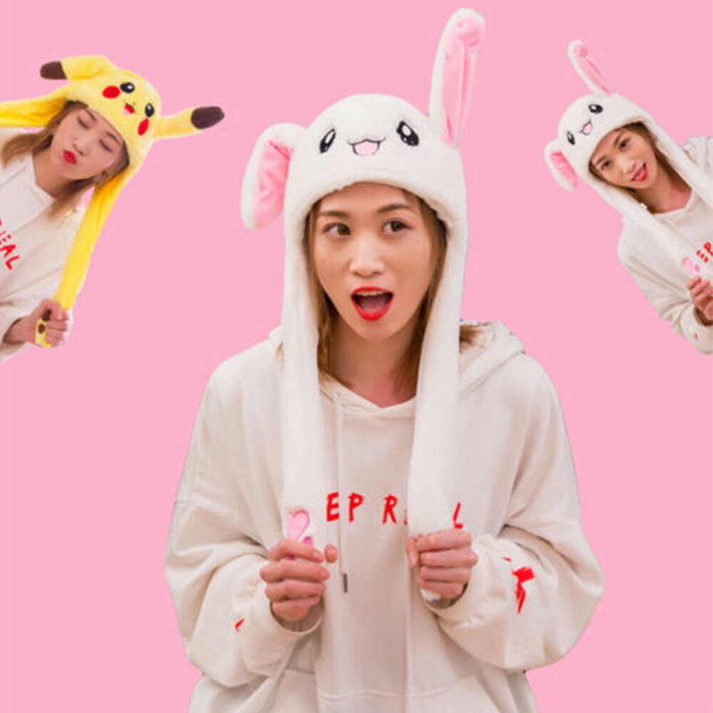 Rabbit Hat Fun Movable Ears Rabbit Hat Fun Movable Ears