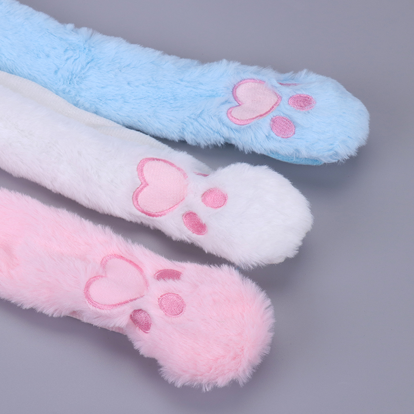 Rabbit Hat Plush Can Moving Bunny Ears Hat For Kids Adult Girlfriend Bunny Plush Cap Winter Hat