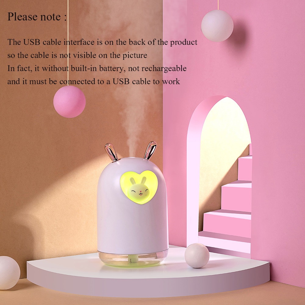 Rabbit Humidifier with LED Lamp Rabbit Humidifier with LED Lamp