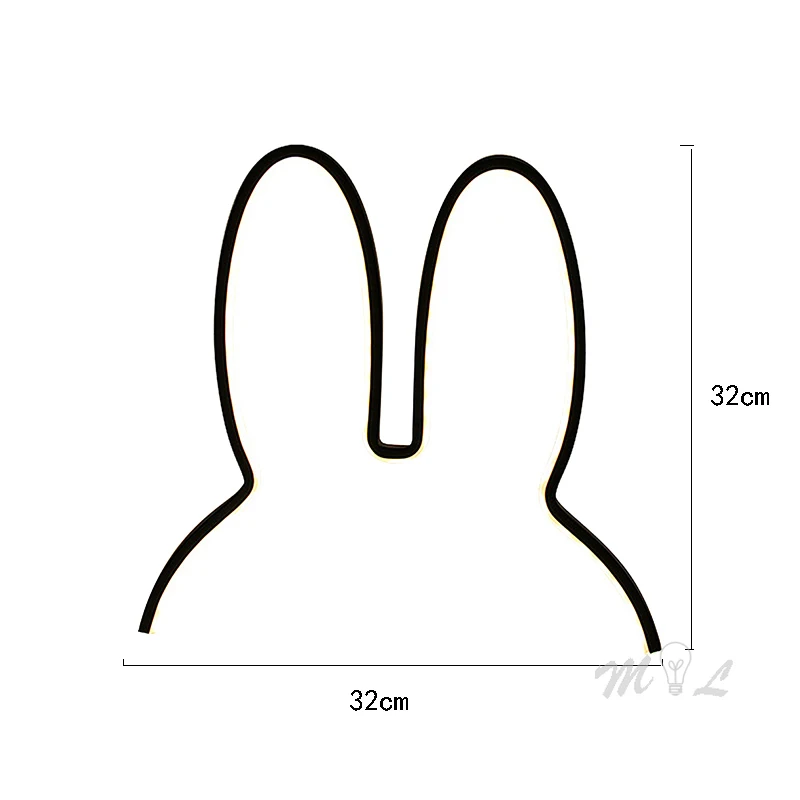 Rabbit Led Night Light Modern USB Desk Lamp for Children's Kid Room Light Christmas Gift 5W Cute Night Lamp Home Deco Rabbit Led Night Light Modern USB Desk Lamp for Children's Kid Room Light Christmas Gift 5W Cute Night Lamp Home Deco