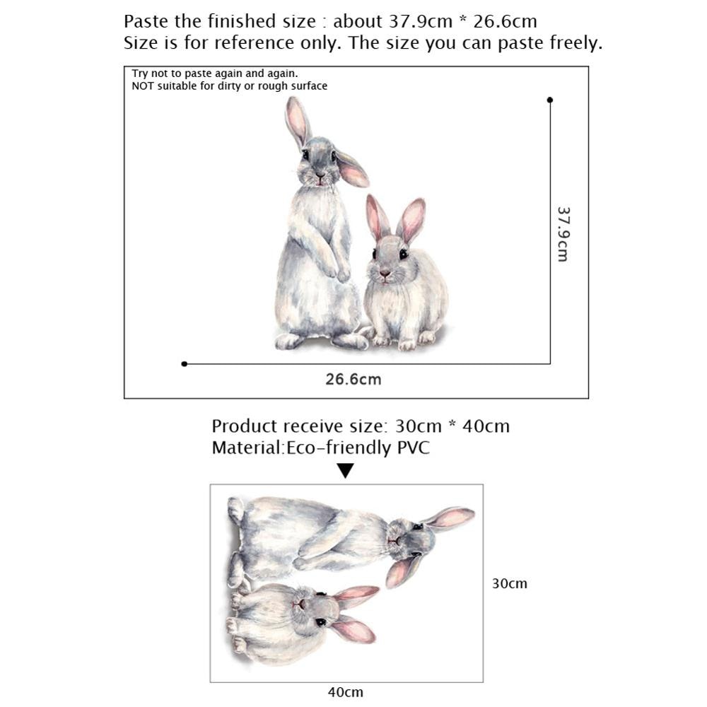 Rabbit Wall Sticker Home Decor Rabbit Wall Sticker Home Decor