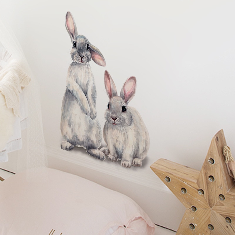 Rabbit Wall Sticker Home Decor Rabbit Wall Sticker Home Decor