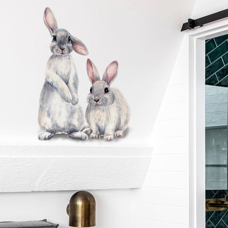 Rabbit Wall Sticker Home Decor Rabbit Wall Sticker Home Decor