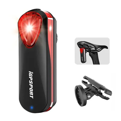 Radar Tail Light Smart Rear Bike Light Brake Sensor Warning Lamp Waterproof LED Cycling Taillight 6 Mode Tail Lamp Radar Tail Light Smart Rear Bike Light Brake Sensor Warning Lamp Waterproof LED Cycling Taillight 6 Mode Tail Lamp
