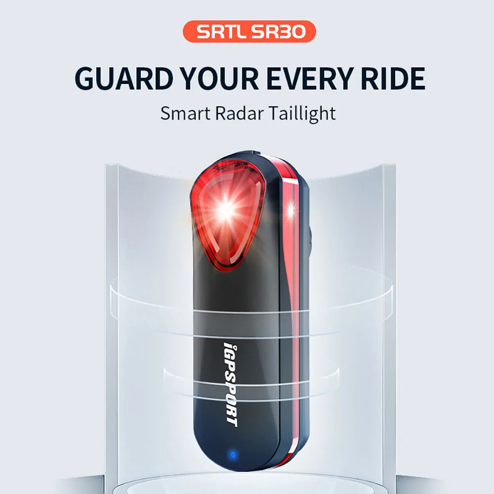 Radar Tail Light Smart Rear Bike Light Brake Sensor Warning Lamp Waterproof LED Cycling Taillight 6 Mode Tail Lamp Radar Tail Light Smart Rear Bike Light Brake Sensor Warning Lamp Waterproof LED Cycling Taillight 6 Mode Tail Lamp