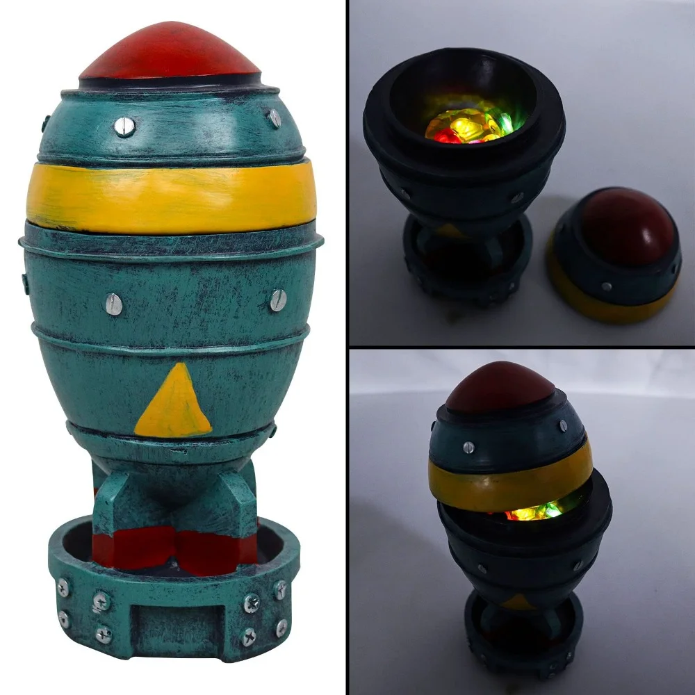 Radiation-Inspired Nuclear Bomb Storage Box, Retro Small Bomb-Shaped Storage Box, 3D Mini Resin Storage Box Decorated