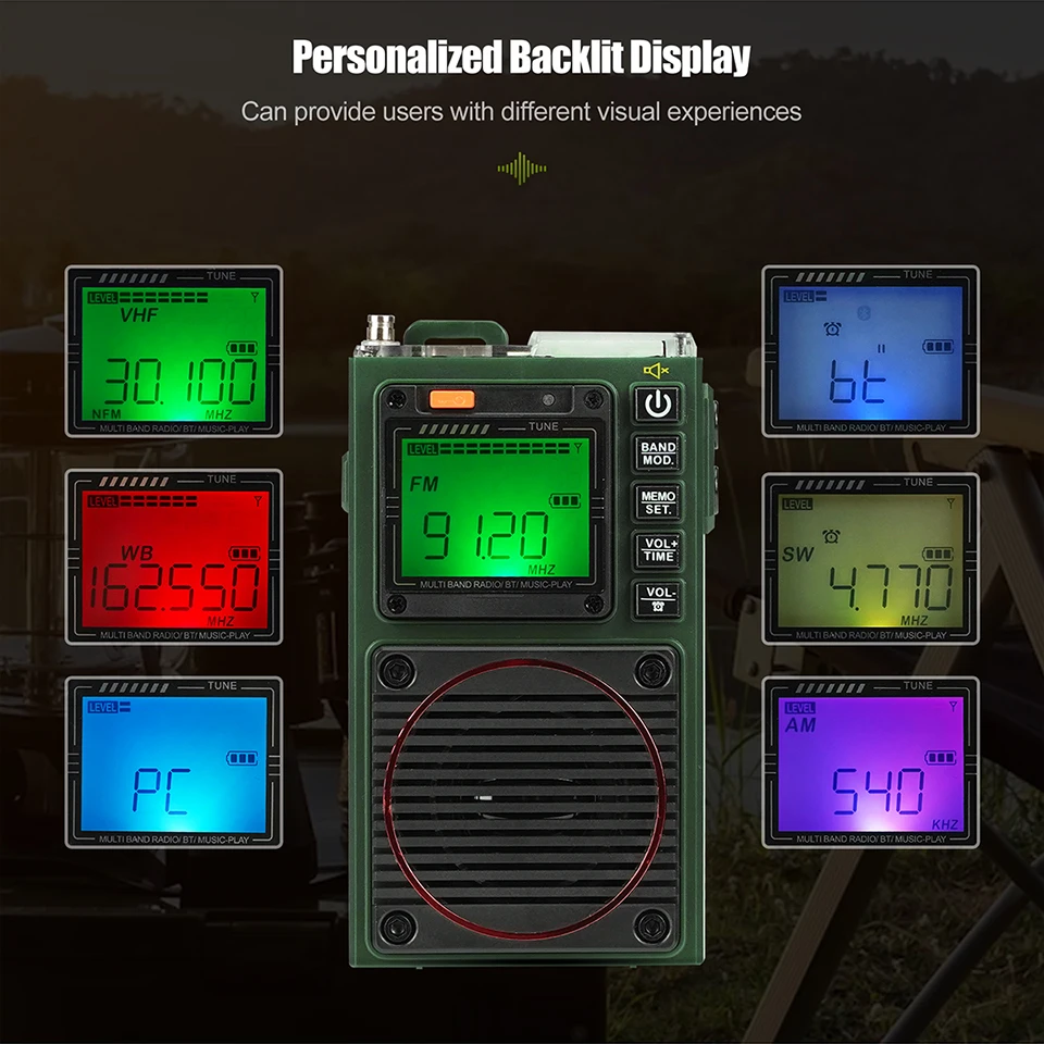 Radio FM Portable Radios AM FM Mini Ham Radio Shortwave Emergency Amateur Radio Multiband SW VHF WB Alarm Clock Radio FM Portable Radios AM FM Mini Ham Radio Shortwave Emergency Amateur Radio Multiband SW VHF WB Alarm Clock