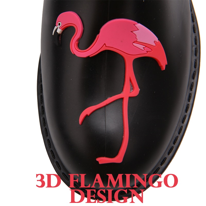 Rain Boots Flamingo Waterproof Shoes Rain Boots Flamingo Waterproof Shoes