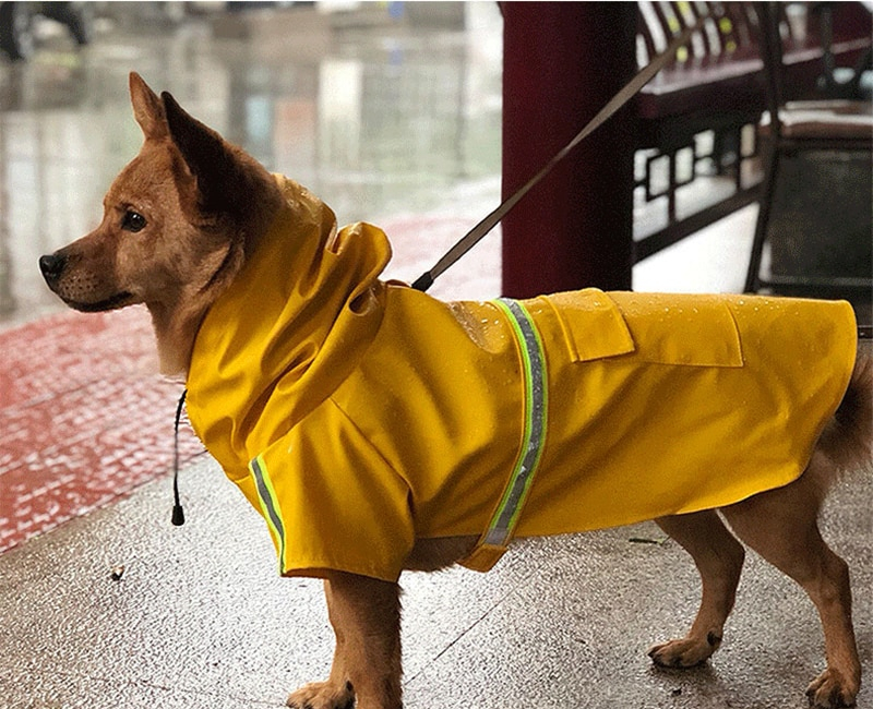 Rain Jacket for Dogs Waterproof Raincoat