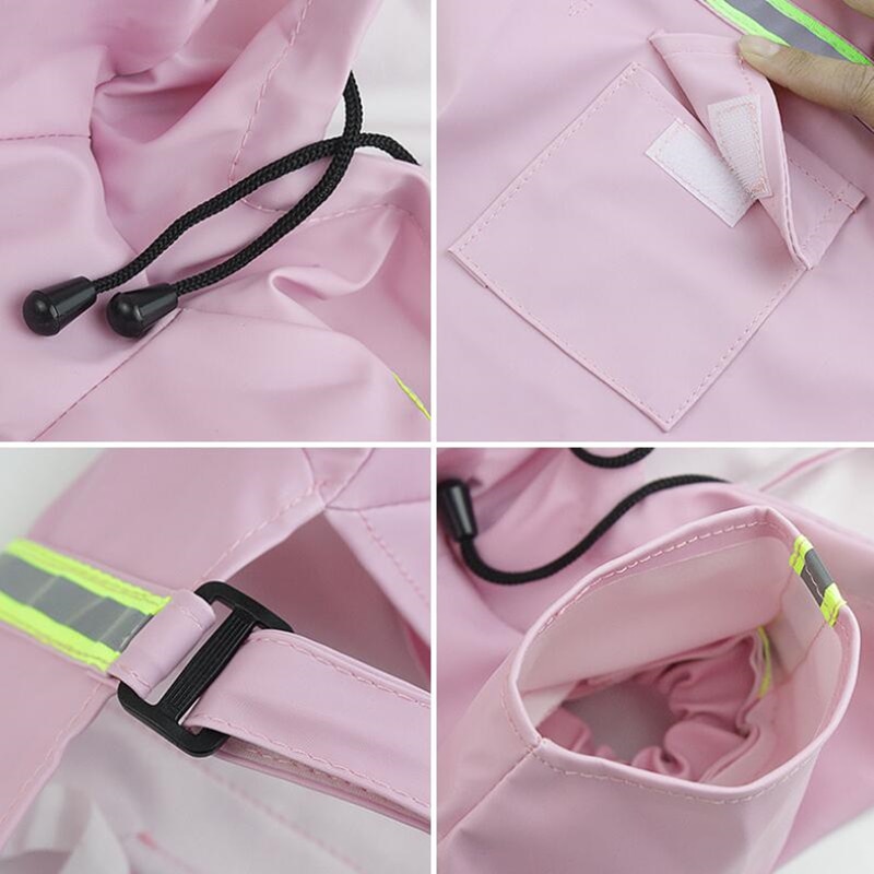 Rain Jacket for Dogs Waterproof Raincoat