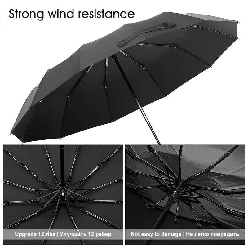 Rain Umbrella Windproof Foldable Brolly Rain Umbrella Windproof Foldable Brolly