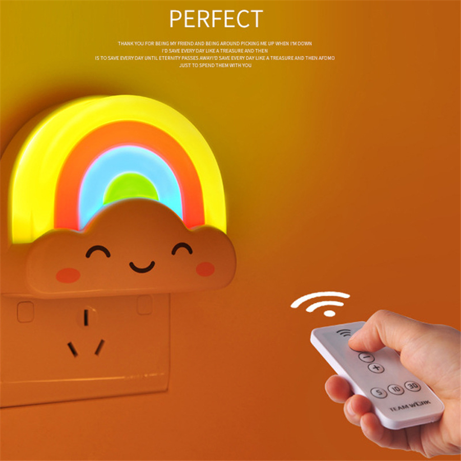 Rainbow Baby Night Light Sound Sensor Rainbow Baby Night Light Sound Sensor