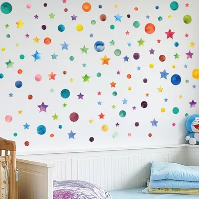 Rainbow Color Bedroom Wall Stickers Decor Rainbow Color Bedroom Wall Stickers Decor