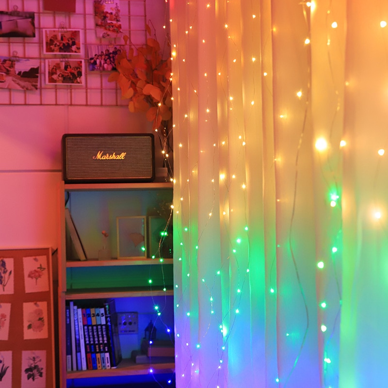 Rainbow Curtain Lights with Remote Control Rainbow Curtain Lights with Remote Control