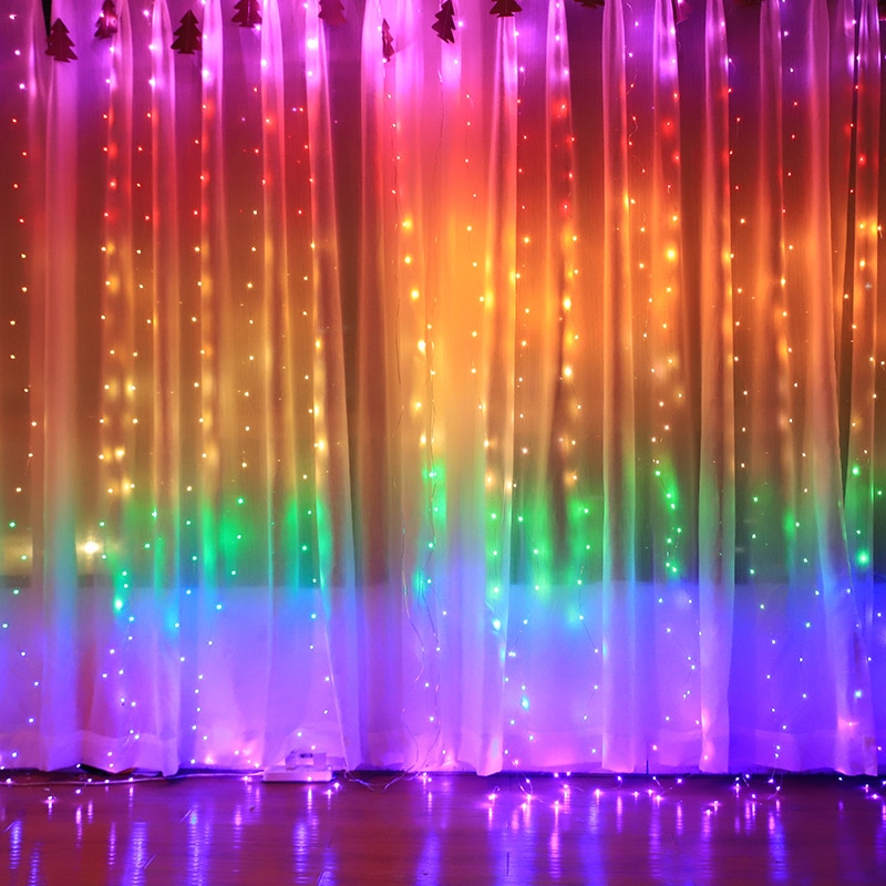 Rainbow Curtain Lights with Remote Control Rainbow Curtain Lights with Remote Control