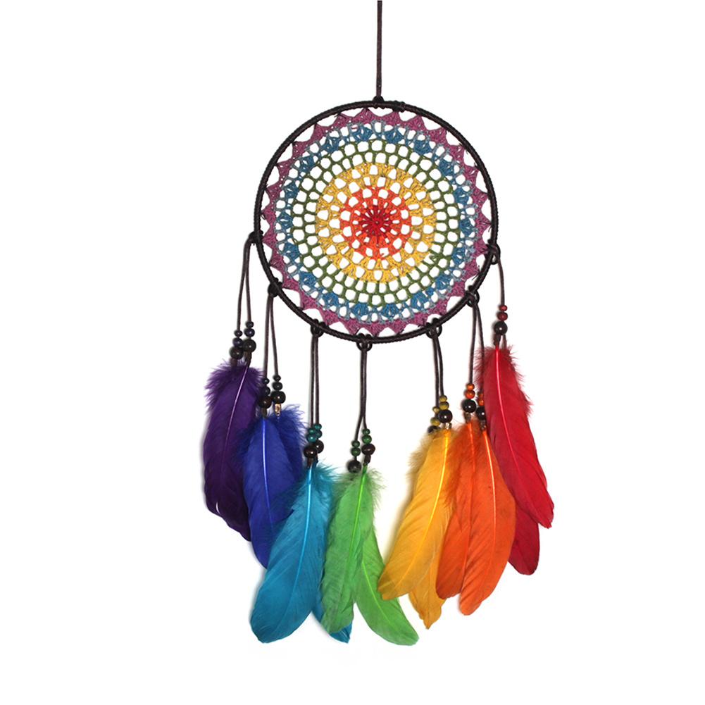 Rainbow Dream Catcher Home Decor