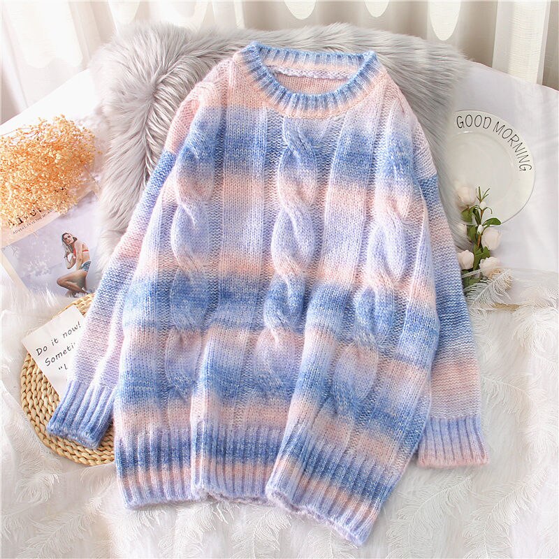 Rainbow Knit Sweater for Women Rainbow Knit Sweater for Women
