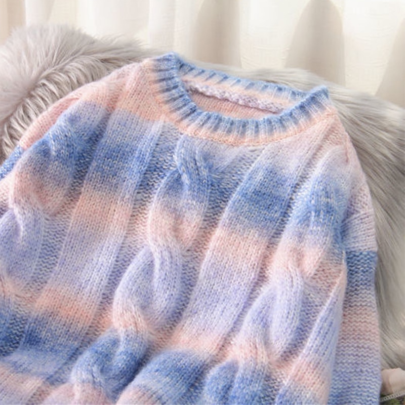 Rainbow Knit Sweater for Women Rainbow Knit Sweater for Women