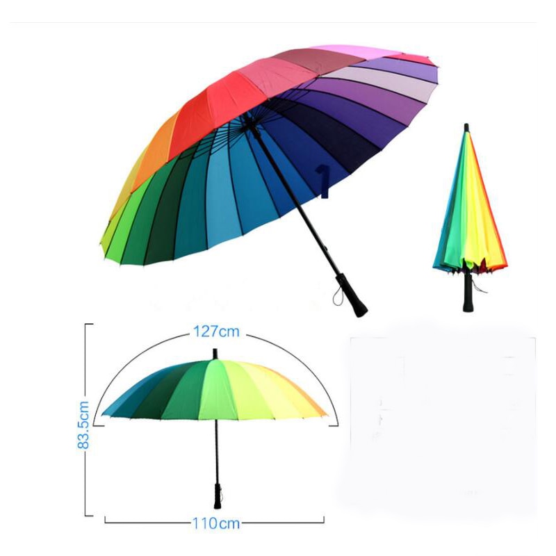 Rainbow Parasol Windproof Umbrella Rainbow Parasol Windproof Umbrella