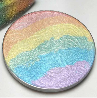 Rainbow Shimmer Highlighter Powder Rainbow Shimmer Highlighter Powder