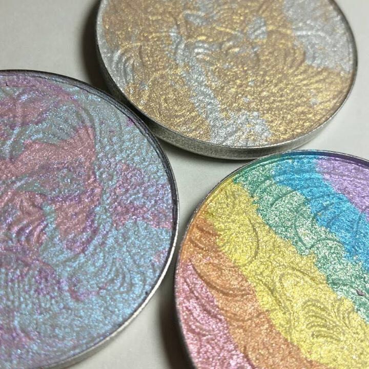 Rainbow Shimmer Highlighter Powder Rainbow Shimmer Highlighter Powder