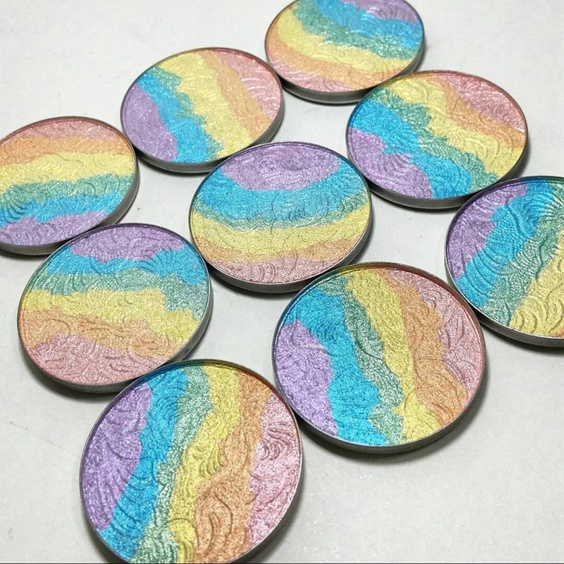 Rainbow Shimmer Highlighter Powder Rainbow Shimmer Highlighter Powder