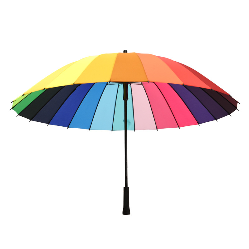 Rainbow Umbrella Long-Handle Umbrella