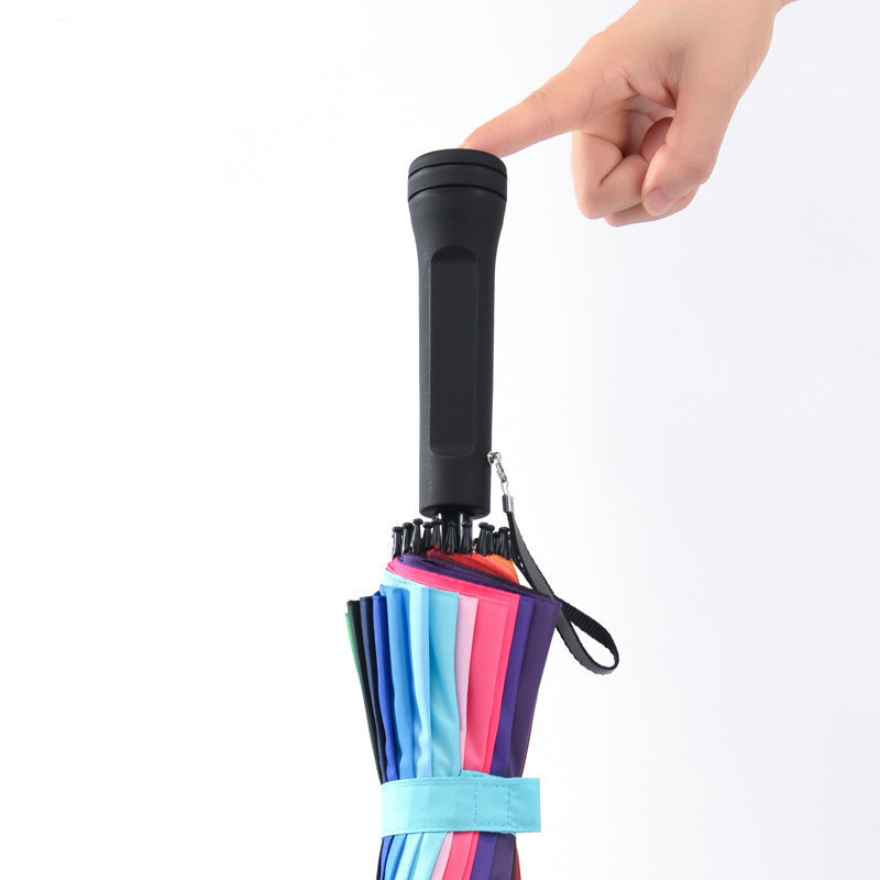 Rainbow Umbrella Long-Handle Umbrella