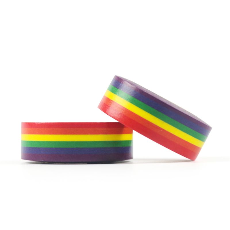 Rainbow Washi Tape School Supply